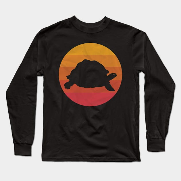 Vintage Tortoise Long Sleeve T-Shirt by ChadPill